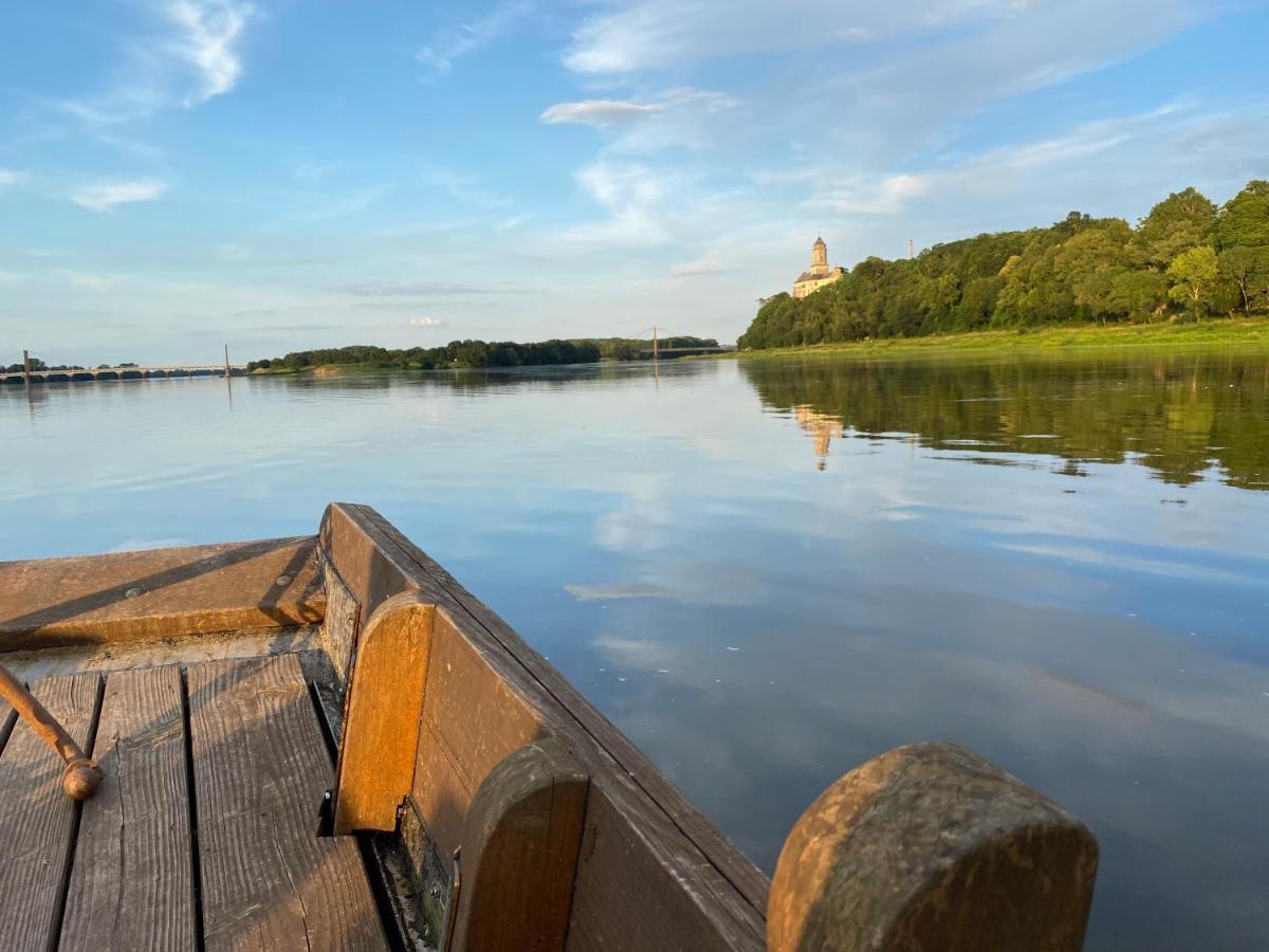 Gite Loirizon Vue Loire 4 Personnes Ingrandes  エクステリア 写真